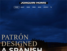 Tablet Screenshot of joaquinhoms.com
